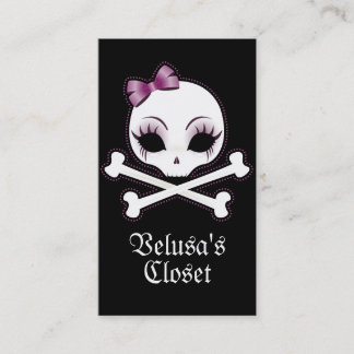 VelusaSkullie Visitekaartje