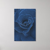 Velvet blue roos canvas afdruk (Voorkant)