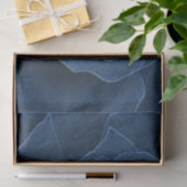 Velvet blue roos tissuepapier (Geschenk)