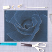 Velvet blue roos tissuepapier (Craft)