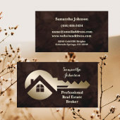 Velvet Chestnut Gold Key Real Estate Visitekaartje