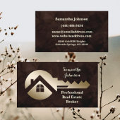 Velvet Chestnut Gold Key Real Estate Visitekaartje