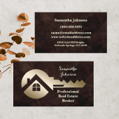 Velvet Chestnut Gold Key Real Estate Visitekaartje