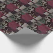 Velvet Fabric-ontwerp Cadeaupapier (Hoek)