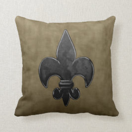 Velvet Fleur De Lis Kussen