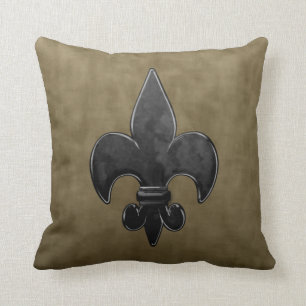 Velvet Fleur De Lis Kussen