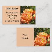 Velvet Gardens - Roos Visitekaartje (Voorkant / Achterkant)