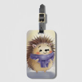 Velvet Hedgehog Bagagelabel (Voorkant (verticaal))