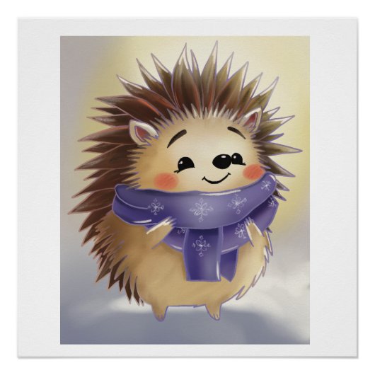 Velvet Hedgehog Perfect Poster (Voorkant)