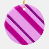 Velvet-linten, pruimen en roze keramisch ornament (Achterkant)