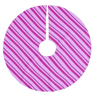 Velvet-linten, pruimen en roze kerstboom rok