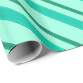 Velvet-linten, turquoise en aqua cadeaupapier (Rol Hoek)