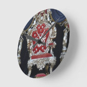 Velvet luxury throne ronde klok (Hoek)