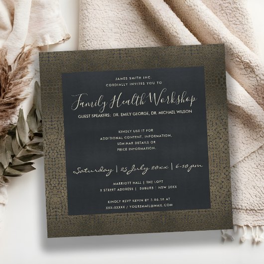 VELVET NAVY FAUX COPPER MOSAIC STIPPEN WORKSHOP EV KAART