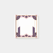 Velvet Night Geometry Art Deco Post-it® Notes (Voorkant)