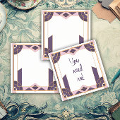 Velvet Night Geometry Art Deco Post-it® Notes