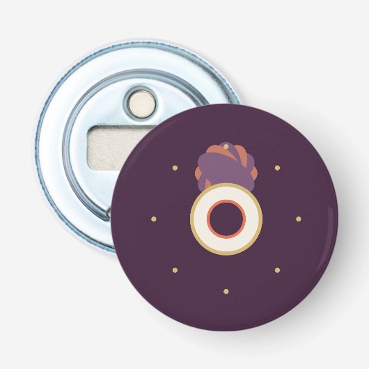 Velvet Nocturne Button Flesopener (Voorkant)