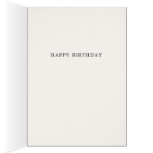 Velvet-Paars Coronet Hummingbird Birthday Kaart (Binnen (Rechts))