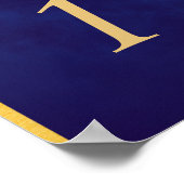 Velvet Paars Gold tapijttafel Poster (Hoek)