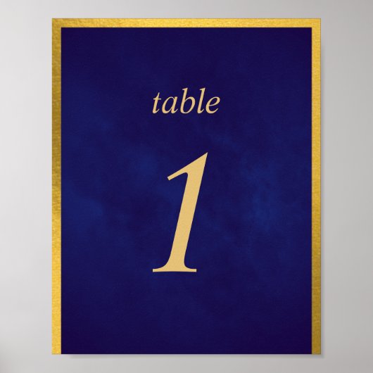 Velvet Paars Gold tapijttafel Poster (Voorkant)