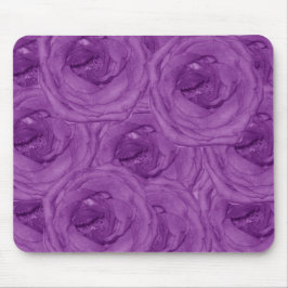 Velvet Paarse Rozen Mousepad Muismat