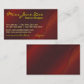 velvet paisley visitekaartje (Voorkant / Achterkant)