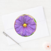 Velvet Robe Flower Ronde Sticker (Envelop)