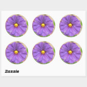 Velvet Robe Flower Ronde Sticker (Vel)