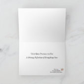 Velvet Roos Wenskaart Kaart (Binnen)