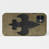 Velvet Saints Fleur De Lis Case-Mate iPhone Case (Achterkant (horizontaal))