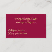 Velvet Visitekaartje (Achterkant)
