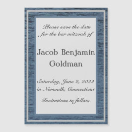 Velvet Zeeen Magnetic Save the Date Card