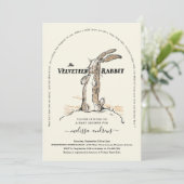 Velveteen Rabbit Baby shower Invitation Kaart (Staand voorkant)