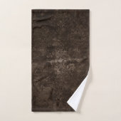Velvety Bronze Damask | Bruine barokgrunge Bad Handdoek (Handdoek)