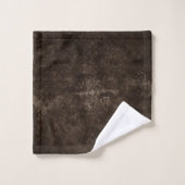 Velvety Bronze Damask | Bruine barokgrunge Bad Handdoek (Wasdoekje)