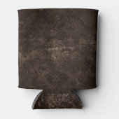 Velvety Bronze Damask | Bruine barokgrunge Blikjeskoeler (Voorkant)