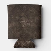 Velvety Bronze Damask | Bruine barokgrunge Blikjeskoeler (Achterkant)