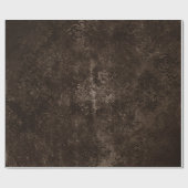 Velvety Bronze Damask | Bruine barokgrunge Cadeaupapier (Vlak)