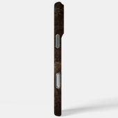 Velvety Bronze Damask | Bruine barokgrunge Case-Mate iPhone Case (Achterkant / Rechts)