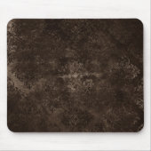 Velvety Bronze Damask | Bruine barokgrunge Muismat (Voorkant)
