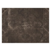 Velvety Bronze Damask | Bruine barokgrunge Tafelkleed (Voorkant (Horizontaal))