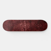 Velvety Henna Damask | Crimson Red Grunge Baroque Persoonlijk Skateboard (Horizontaal)
