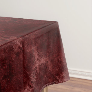 Velvety Henna Damask Rode noodlijdende grunge Tafelkleed