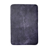 Velvety Midnight Damask | Indigo Paarse Grunge Badmat (Voorkant Verticaal)