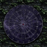 Velvety Midnight Damask | Indigo Paarse Grunge Dartbord<br><div class="desc">90s Grunge, helemaal volwassen! Edgy en dramatische gothic-geïnspireerde donkerfluweelachtige barokke damast in diep rijk getint palet creëer een weelderige verpletterde fluwelen textuur. Van het luxueuze en verfijnde "Moody Jewel Tones" collectie, voegt dit nieuwe moderne moderne, hedendaagse gemengde medium unisex (maar vrouwelijk) abstracte effect een perfecte pop van een donkere, gedempte,...</div>