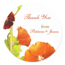 Velvety Red Hollyhocks Weddenschap Bedankt