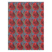 Velvety Red Roses Tafelkleed (Voorkant)