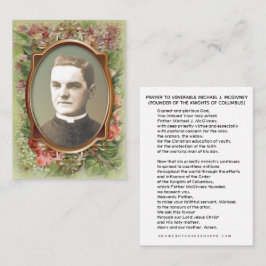 Ven. Michael McGivney Nachten van Columbus KAART Plaatskaartje