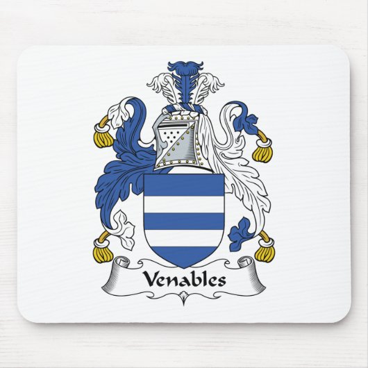Venables Family Crest Muismat (Voorkant)