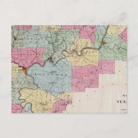 Venango Co., Pa Briefkaart (Voorkant)